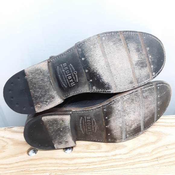 Bed Stu Men's 11½ Leather Monk Strap Oxford Shoes - Picture 7 of 12